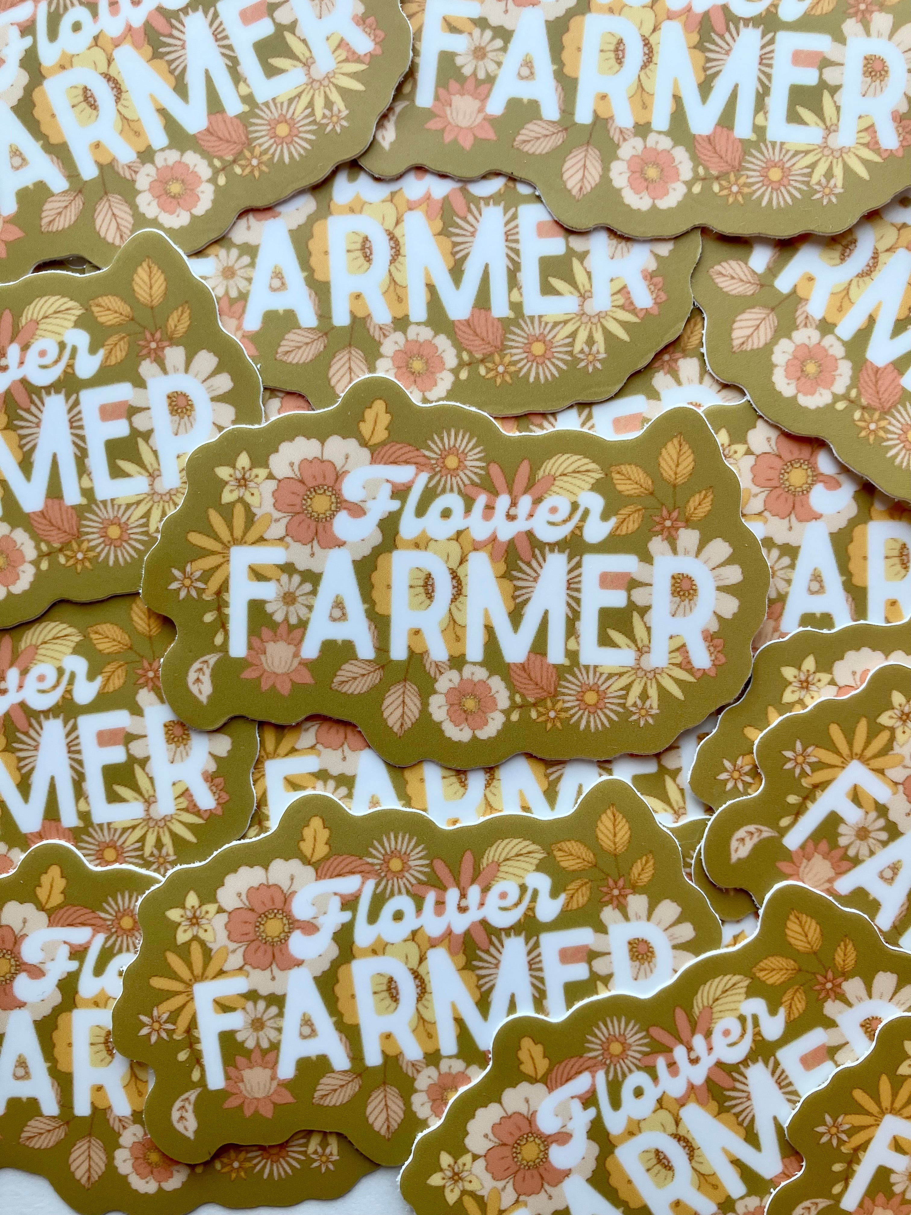 Flower Farmer 3" Sticker